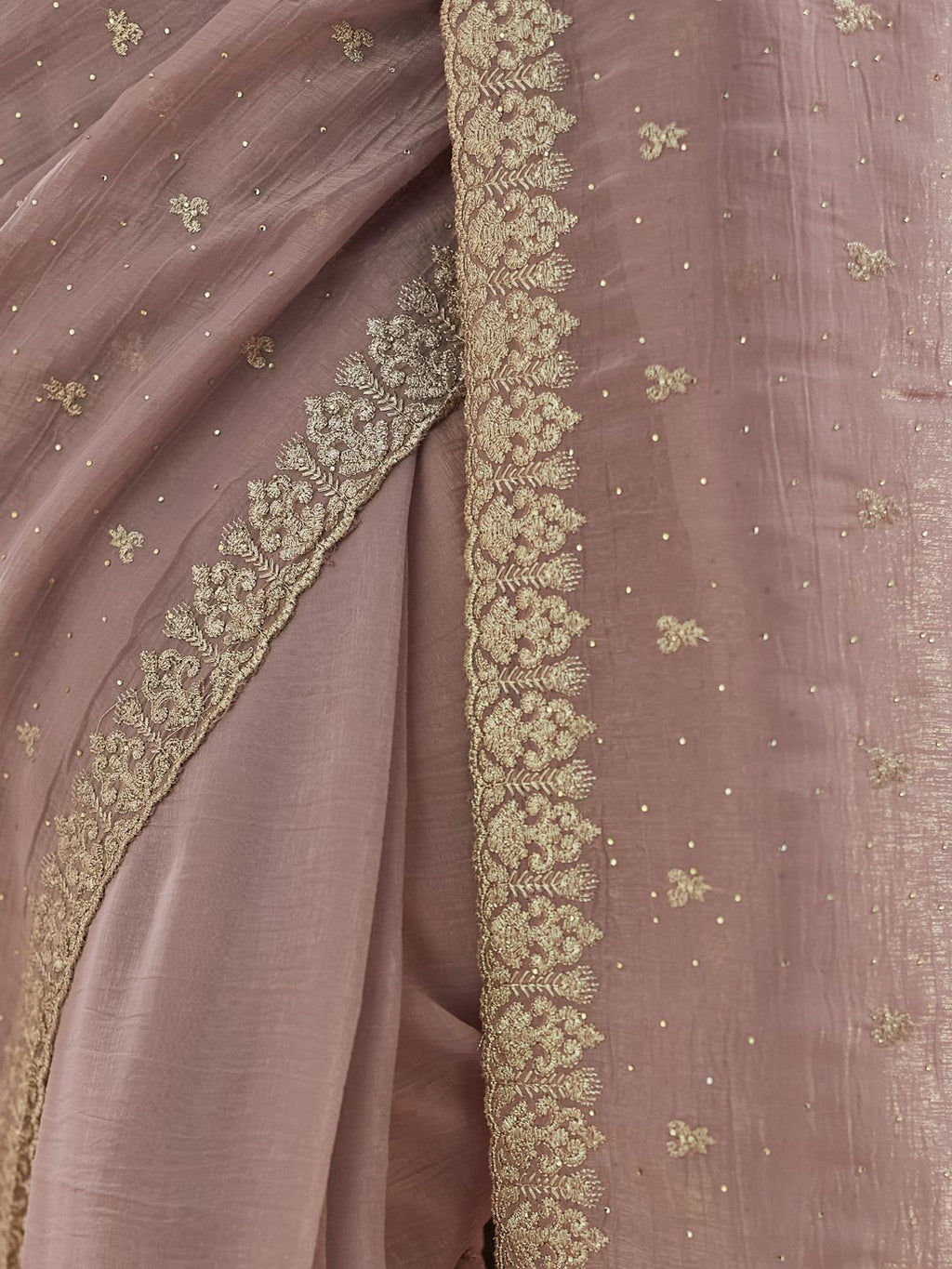 kasee Embellished Embroidered Pure Silk Saree | Grocsy