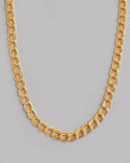 VOJ Gold-Polished Designer Circular Chain For Men | Grocsy