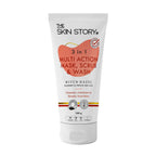 The Skin Story 3 in 1 Multi Action Face Mask, Scrub & Wash | Grocsy