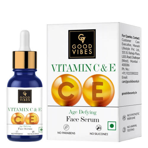 Good Vibes Vitamin C & E Age Defying Face Serum | Grocsy