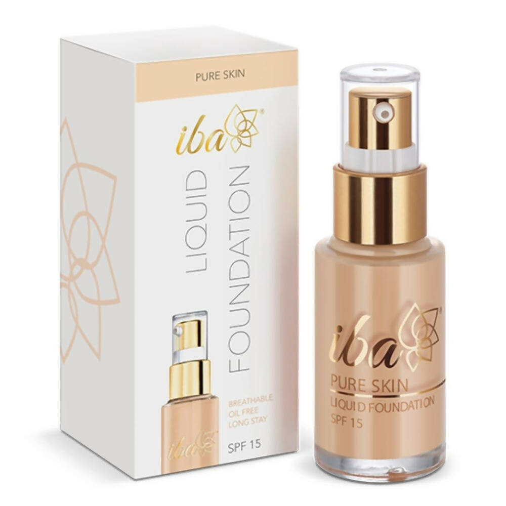 Iba Pure Skin Liquid Foundation SPF 15 - Natural Beige | Grocsy