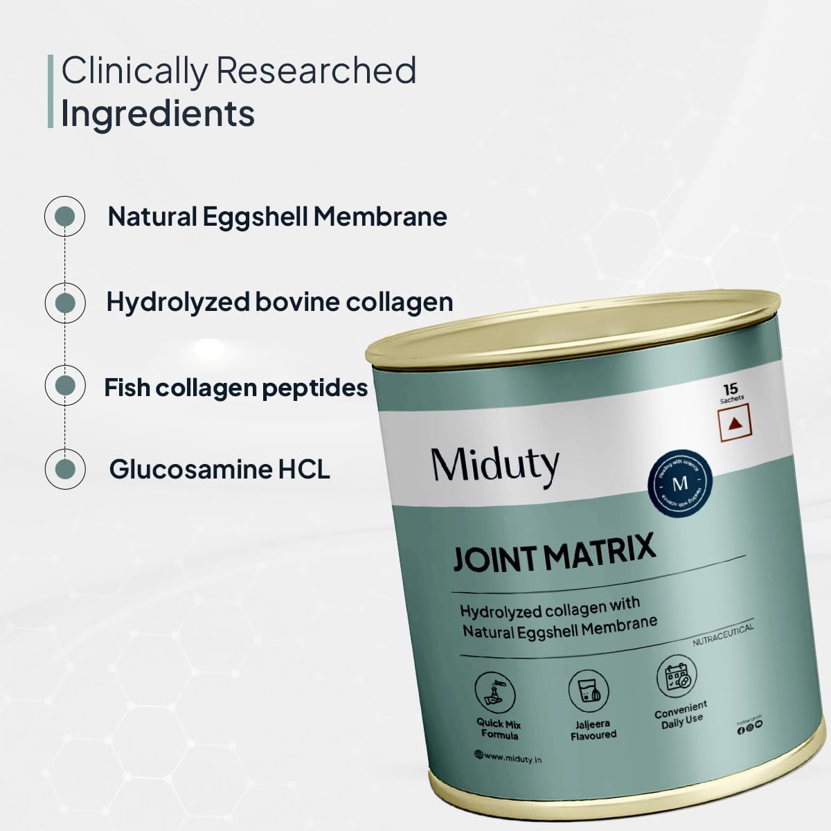 Miduty by Palak Notes Build Joints Back Sachets | Grocsy
