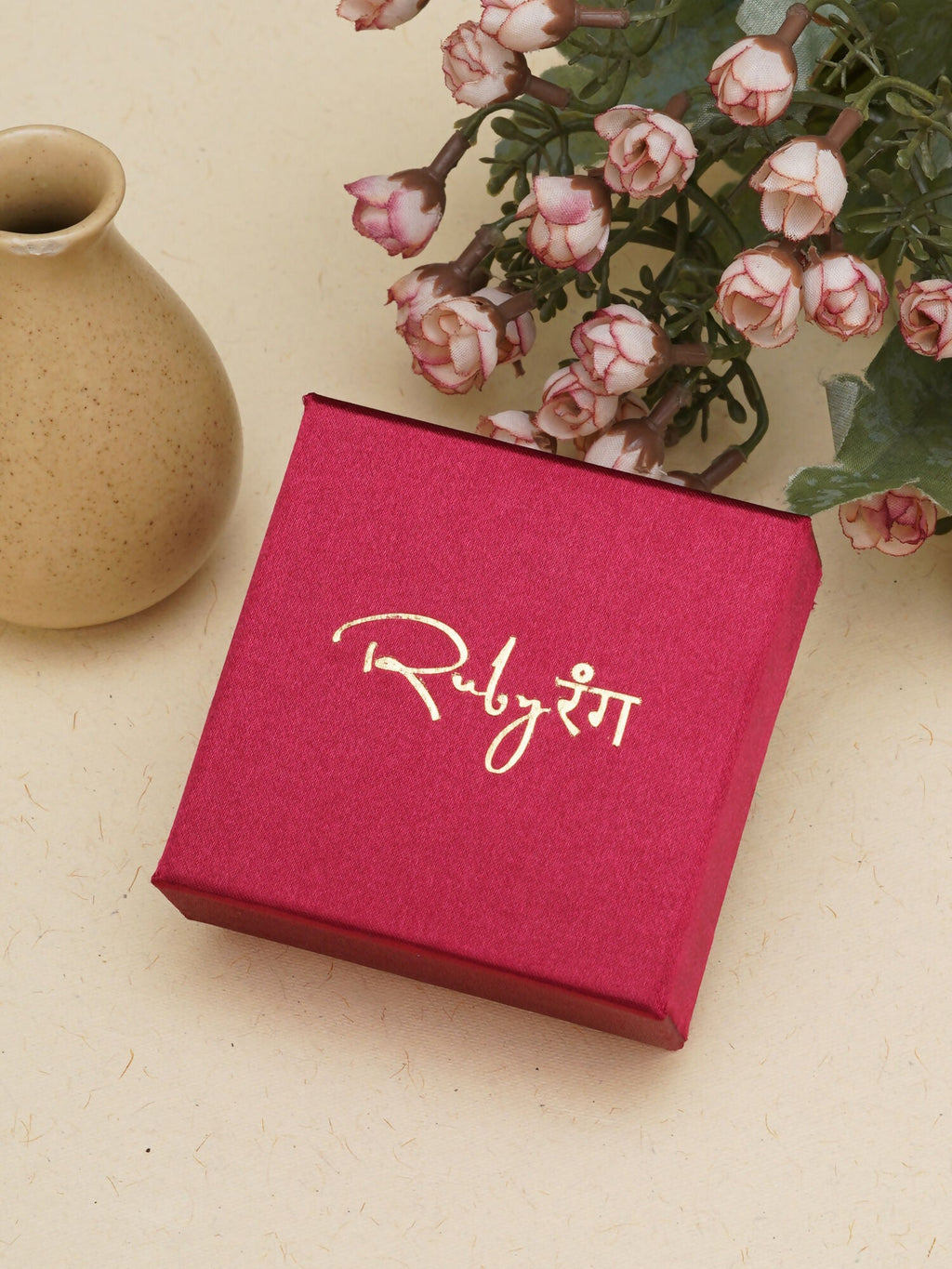 Jadau Earrings (Gold) - Ruby Raang | Grocsy