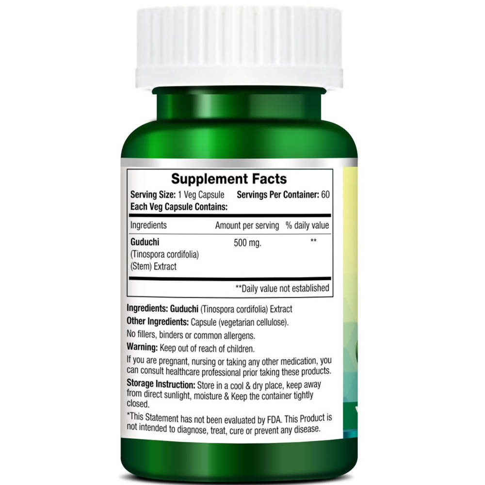 Morpheme Remedies Guduchi Capsules | Grocsy