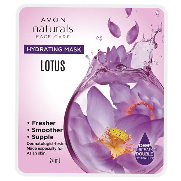 Avon Naturals Face Care Hydrating Mask Lotus | Grocsy