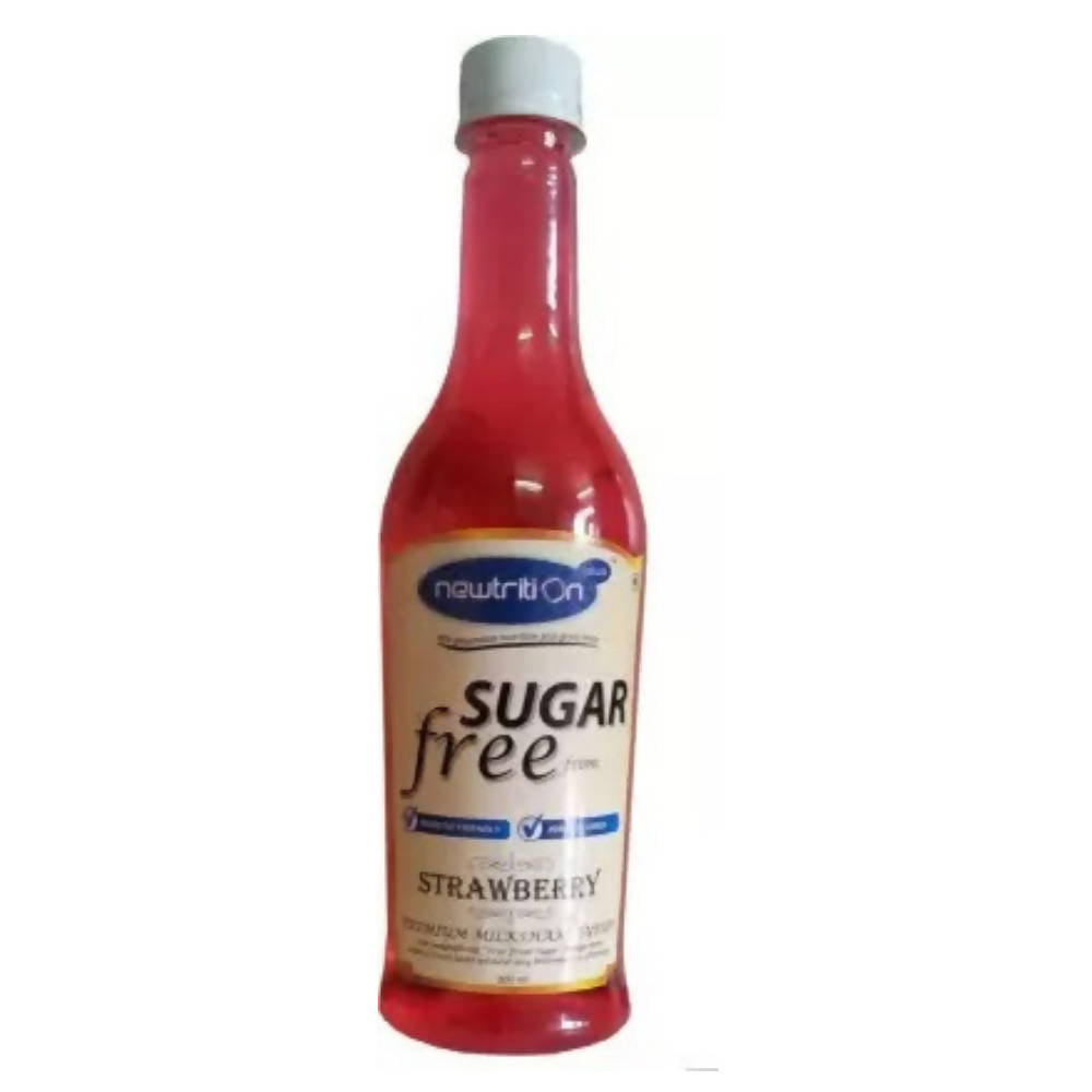 Newtrition Plus Sugar Free Rose + Strawberry +Kesar Elaichi Syrup | Grocsy