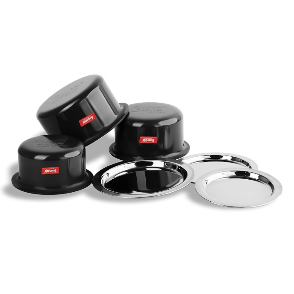 Sumeet Aluminium Cookware Set With Lid | Grocsy
