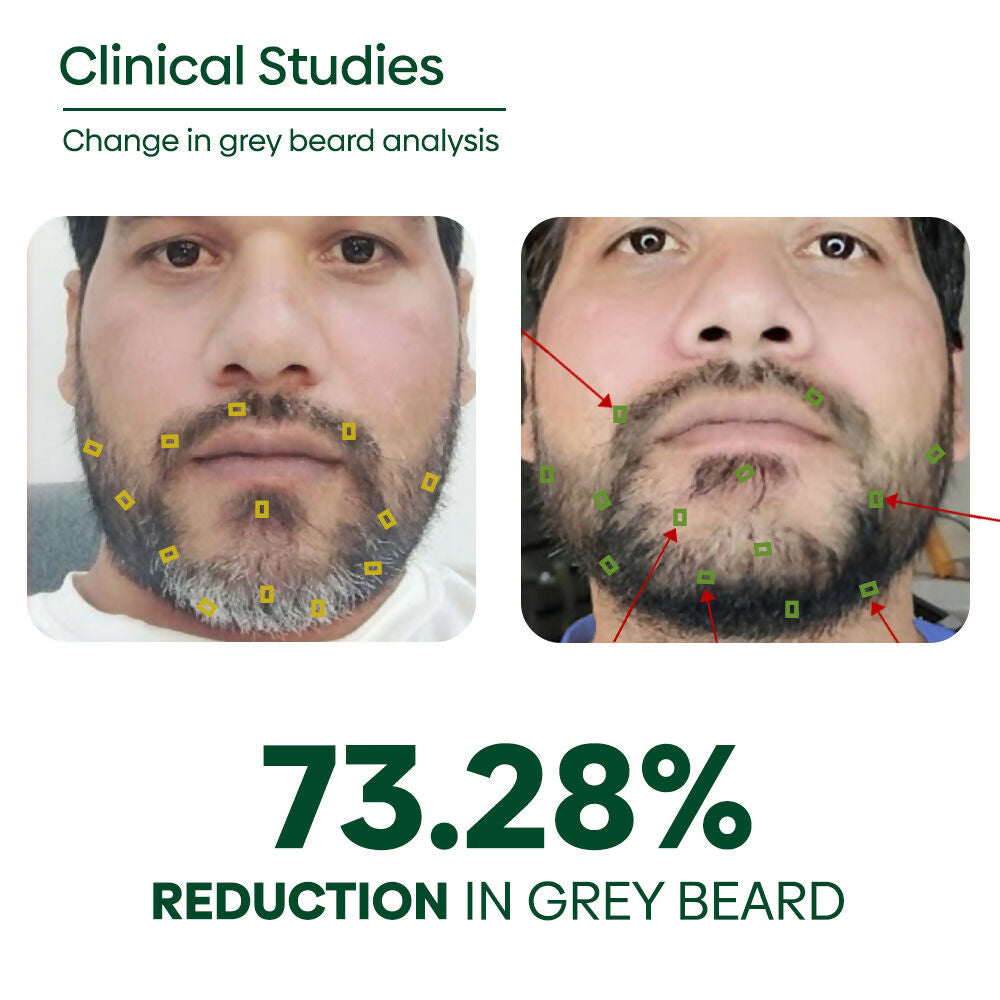 Rishi Natural Anti Grey Beard Wash Restore Natural Beard Color | Grocsy