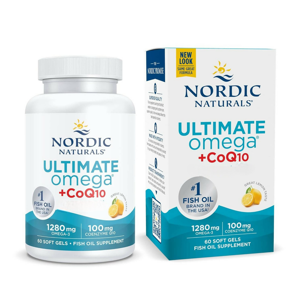 Nordic Naturals Ultimate Omega + CoQ10 Supplement Softgels | Grocsy