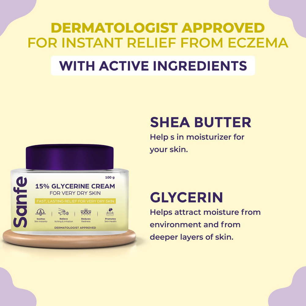 Sanfe Eczema Relief Cream For Very Very Dry Skin | Grocsy