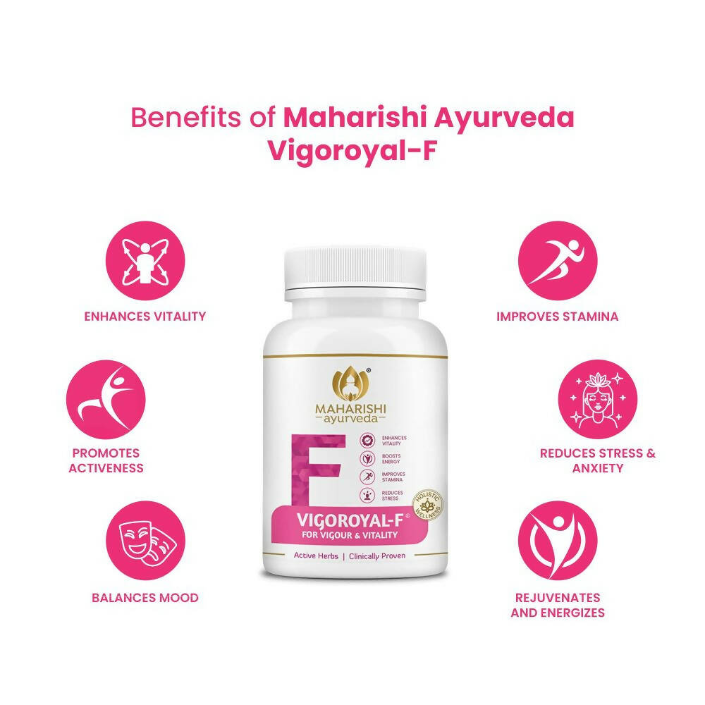 Maharishi Ayurveda Vigoroyal-F Tablets for Women | Grocsy