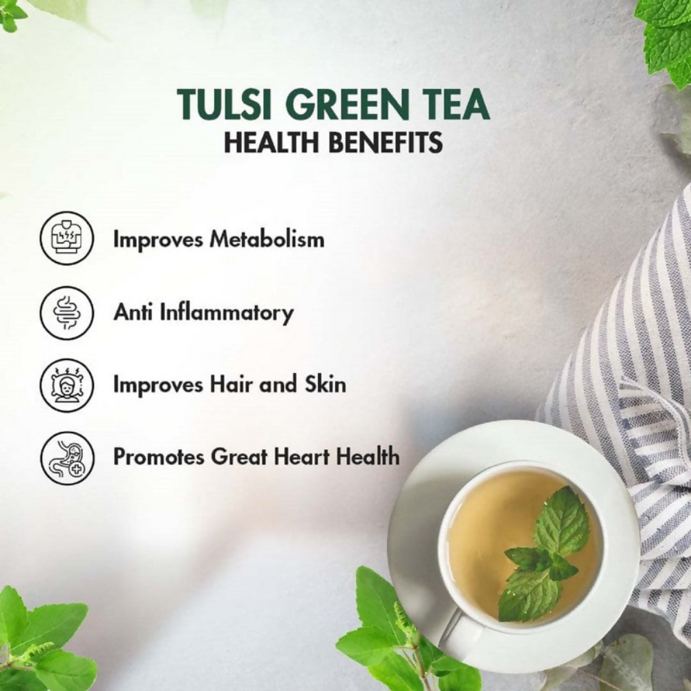 Sorich Organics Tulsi Green Tea | Grocsy