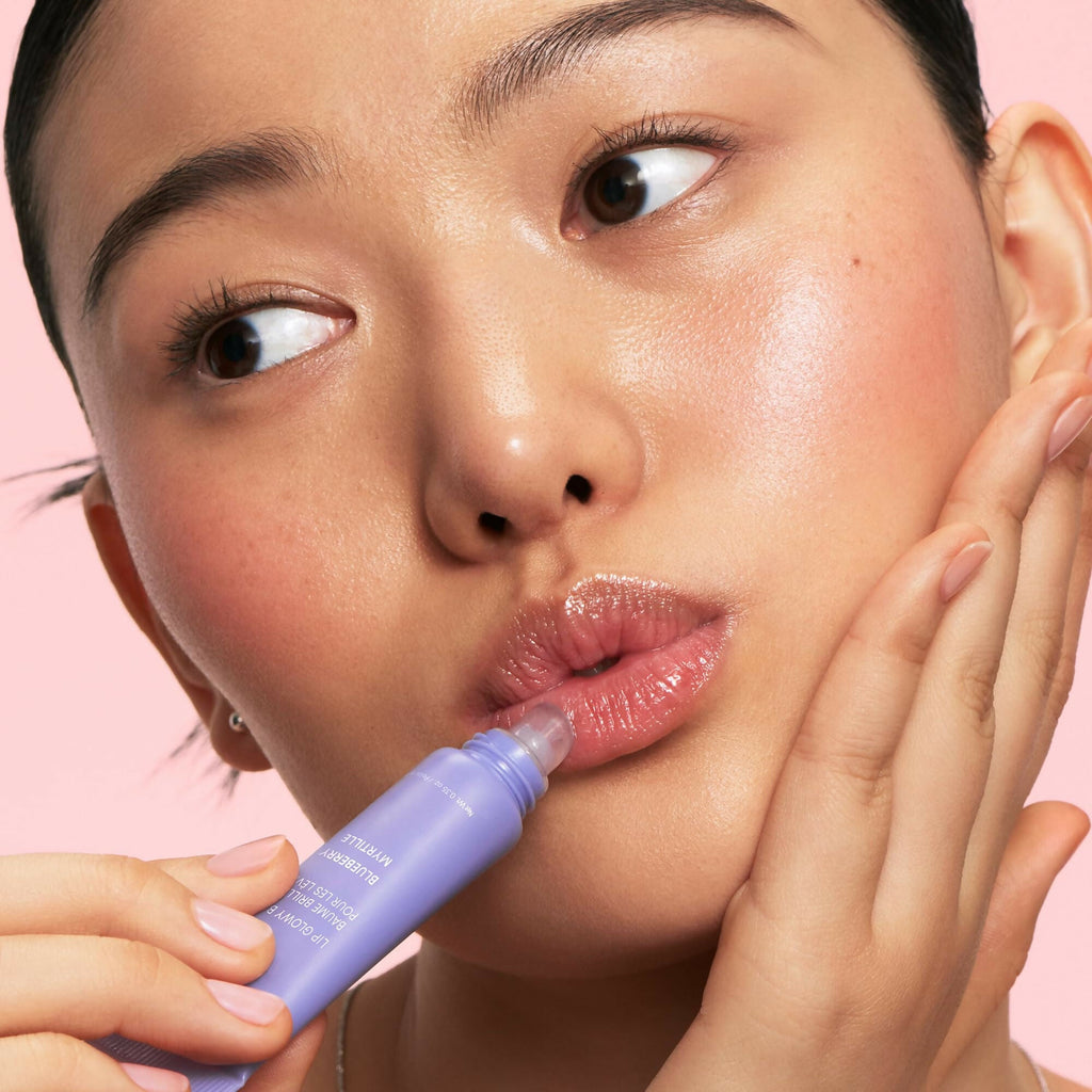Laneige Lip Glowy Balm - BlueBerry - Korean Lip Balm | Grocsy