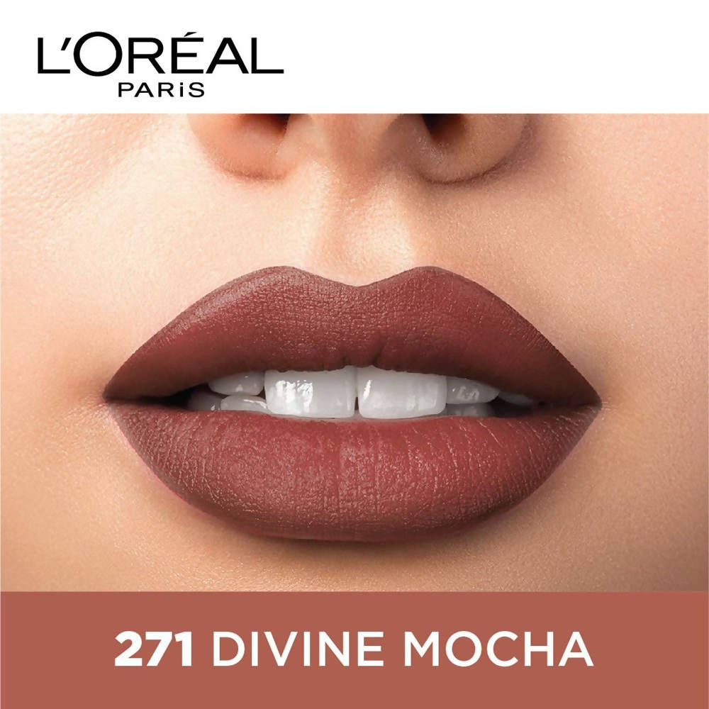 L'Oreal Paris Color Riche Moist Matte Lipstick - 271 Divine Mocha | Grocsy