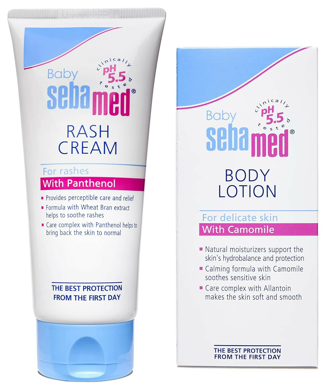 Sebamed Baby Rash Cream 100ml & Baby Lotion 100ml Combo | Grocsy