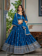 Lehenga Mart Rama Designer Wedding Wear Lehenga Choli | Grocsy