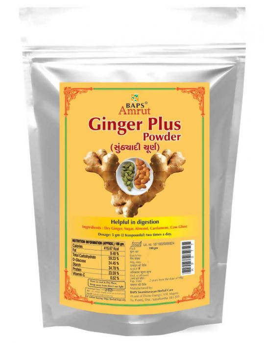 Baps Amrut Ginger Plus Powder | Grocsy