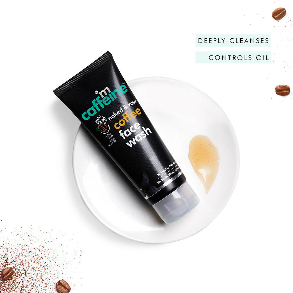 mCaffeine Naked & Raw Coffee Face Wash | Grocsy