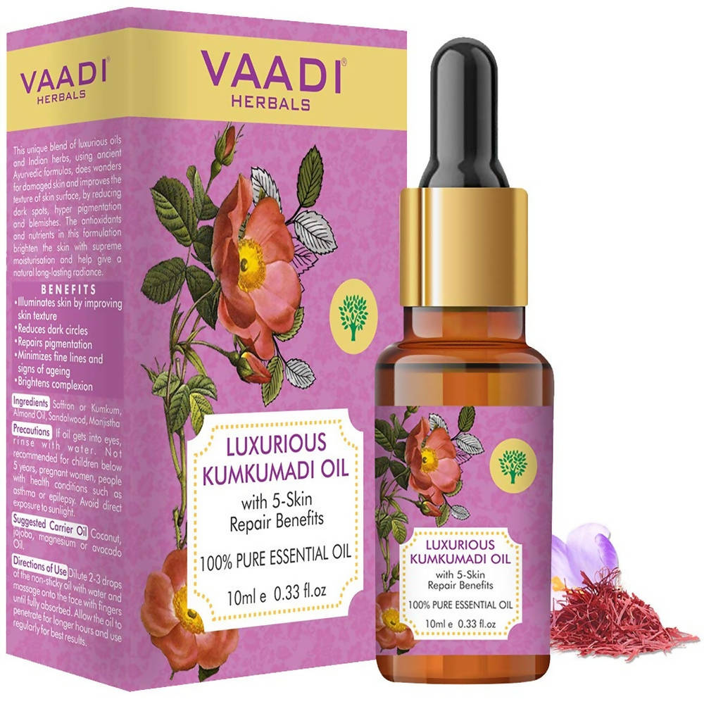 Vaadi Herbals Luxurious Kumkumadi Oil | Grocsy