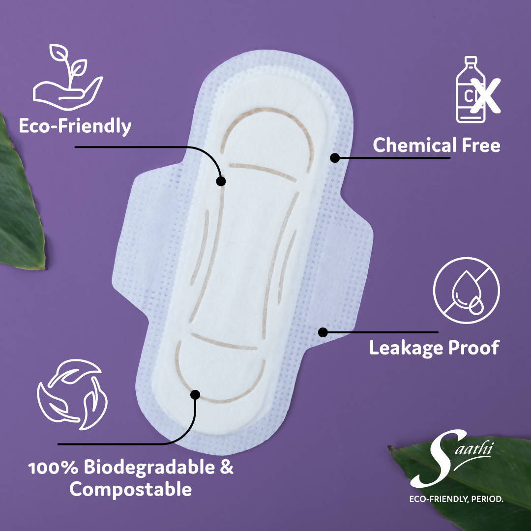 Saathi Sanitary Napkins Trial Pack | Grocsy