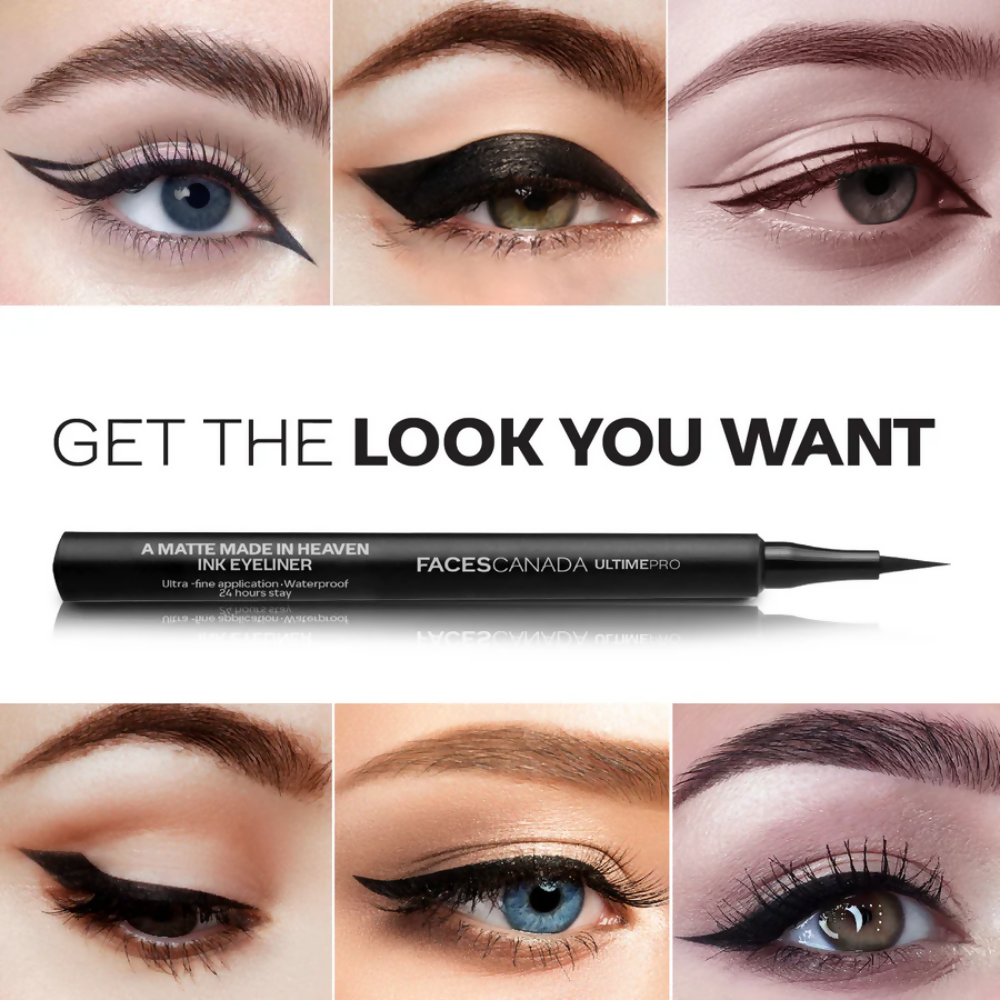 Faces Canada Ultime Pro A Matte Made in Heaven Ink liner Black | Grocsy