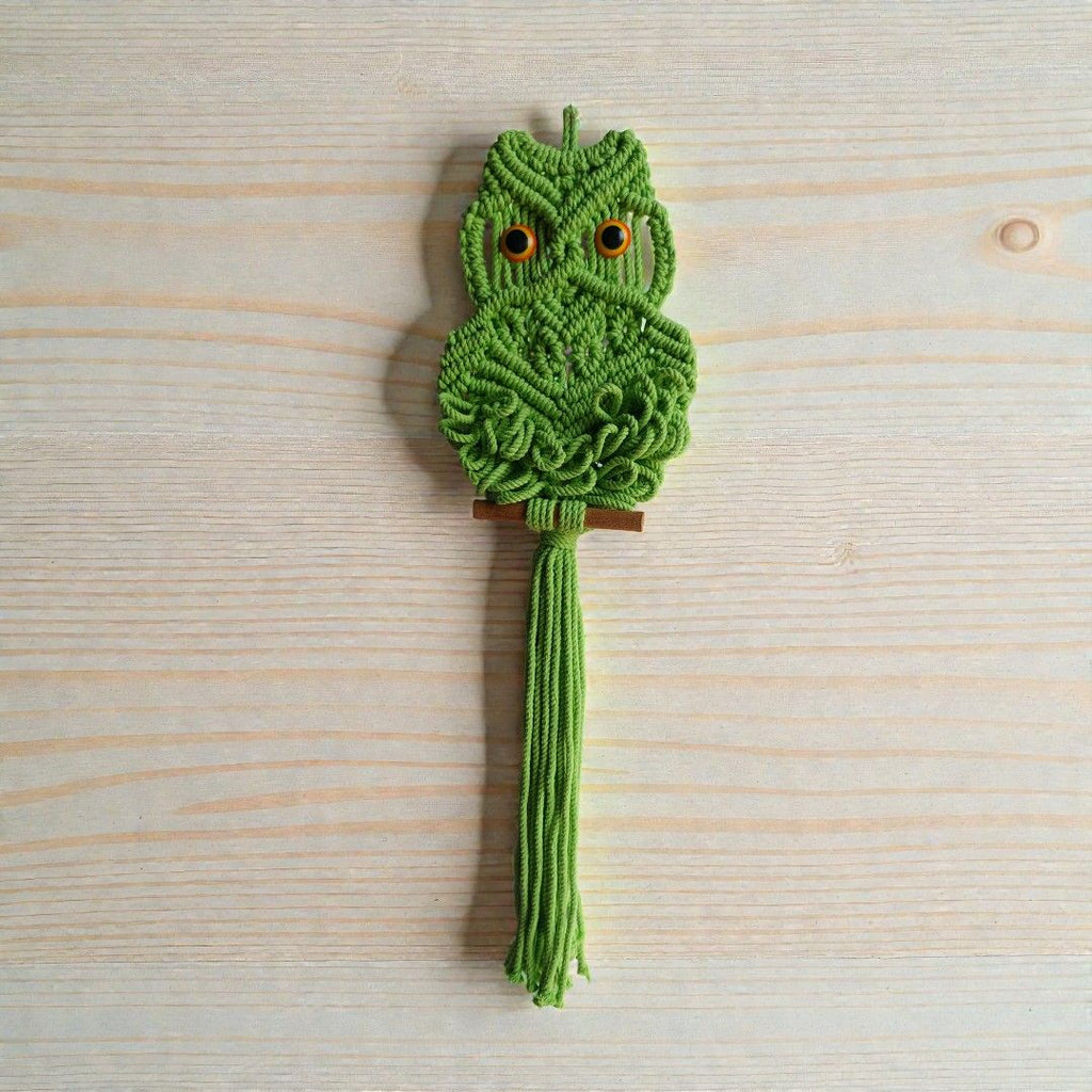 Sun Mun Decors Premium Macrame Owl | Grocsy