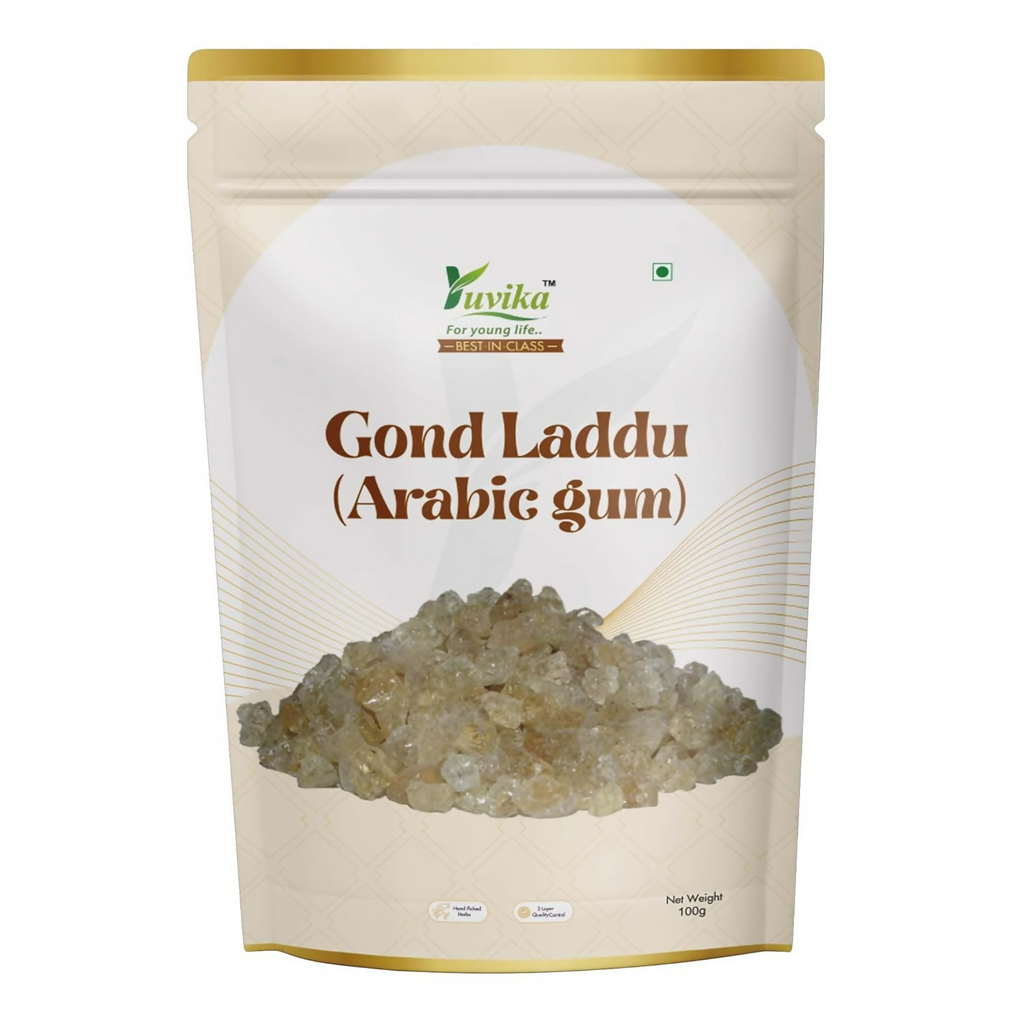 Yuvika Gond Batan - Gond Ladoo - Acacia Arabica Wild - Arabic Gum | Grocsy