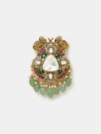 Ruby Raang Mint Emerald Brooch | Grocsy