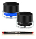 Favon Music Flower Pack Of Black and Blue Gel Eyeliners | Grocsy