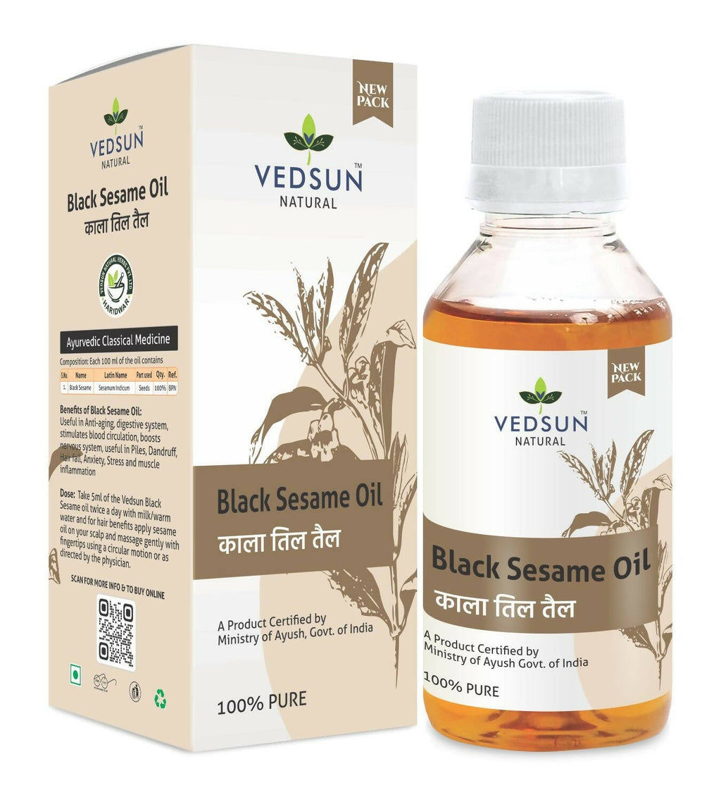 Vedsun Naturals Sesame Oil Til Ka Tel Pure And Organic For Skin And Hair | Grocsy