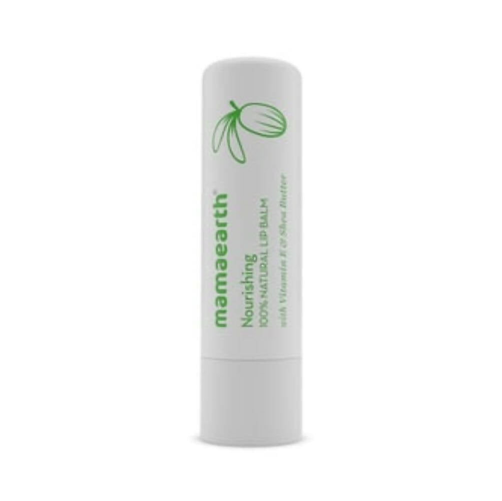 Mamaearth Nourishing 100% Natural Lip Balm With Vitamin E & Shea Butter | Grocsy