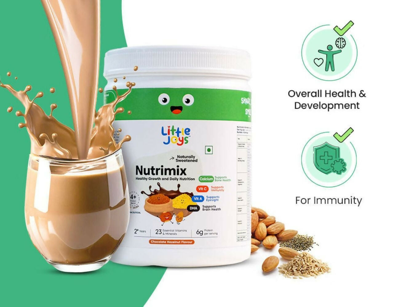 Little Joys Nutrimix Hazelnut Chocolate Nutrition Powder | Grocsy