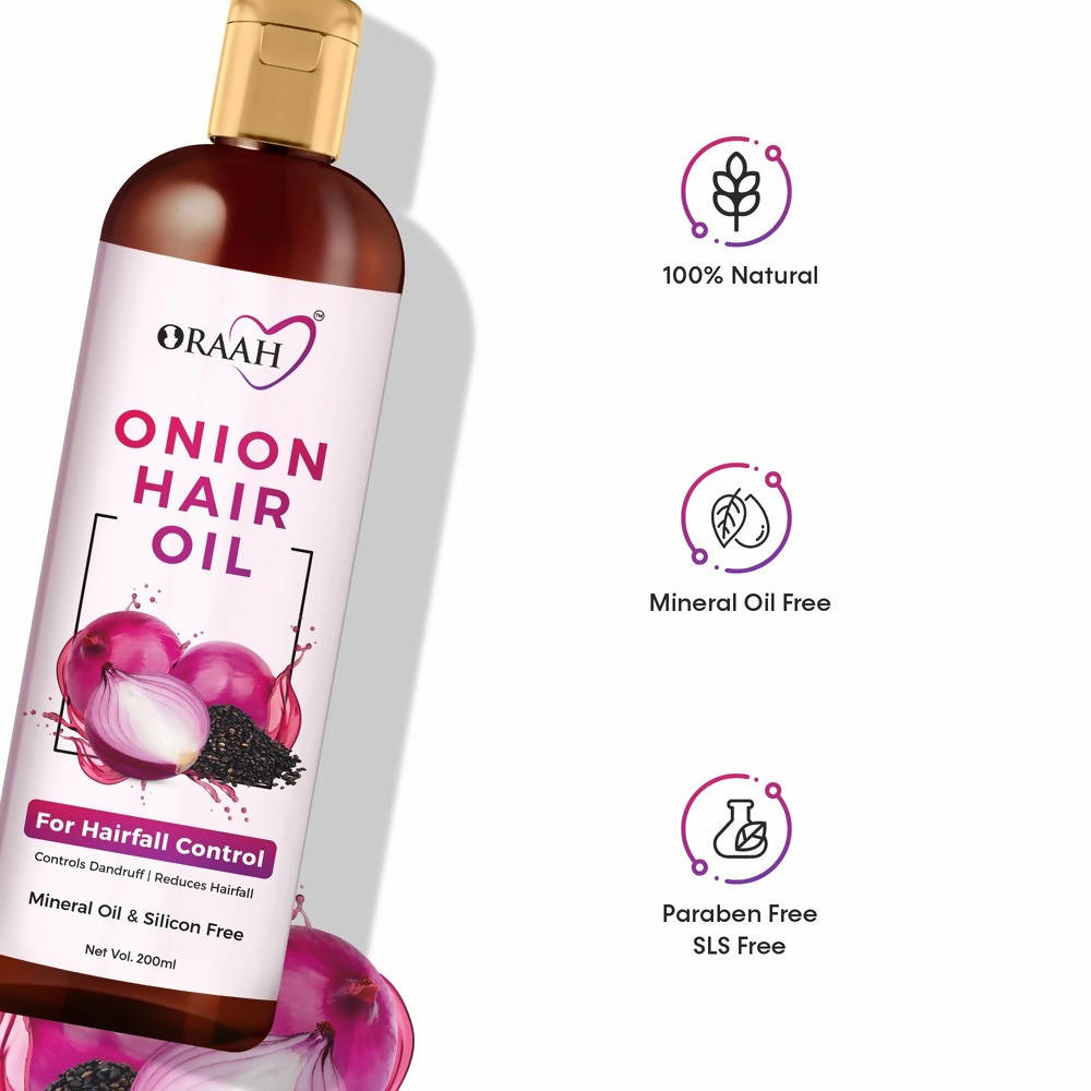 Oraah Onion Hair Oil | Grocsy