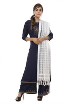 Mominos Fashion White Cotton Square Dupatta | Grocsy