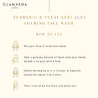 Glamveda Turmeric & Tulsi Detox Anti Acne Face Wash | Grocsy