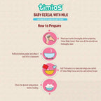 Timios Organic Rice Wheat Mixed Fruit Baby Cereal | Grocsy