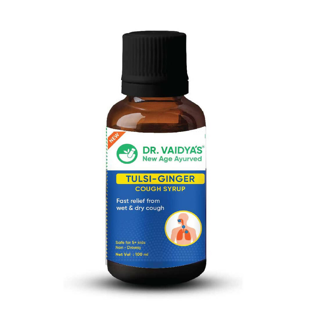 Dr. Vaidya's Tulsi Ginger Cough Syrup | Grocsy