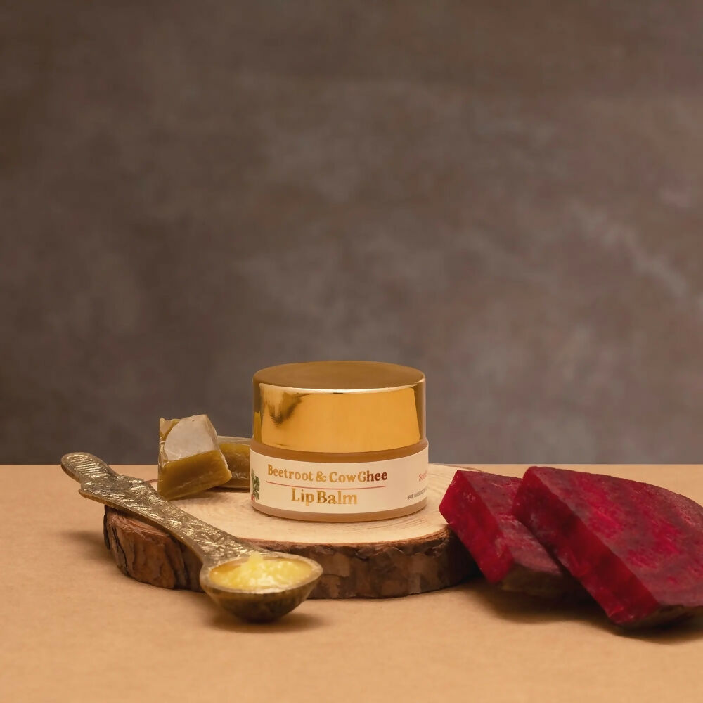 Chengavi Beetroot & Cow Ghee Lip Balm | Grocsy