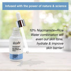 Aaryanveda Glowelle Rice Water & Niacinamide 10% Serum | Grocsy