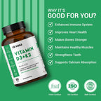 Nirvasa Vitamin D3 + K2 Tablets | Grocsy