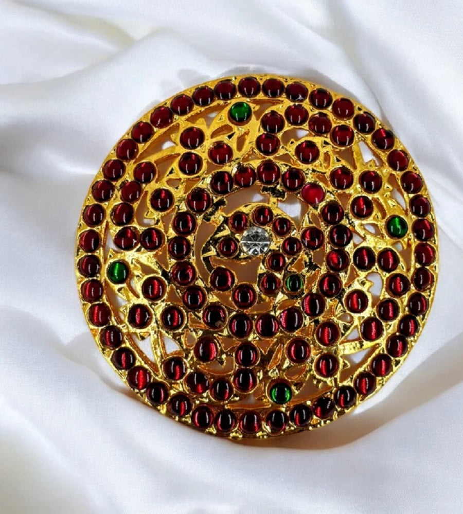 Elite Trading Bharatanatyam Kemp Juda Pin/Rakodi – Traditional Hair Accessory for Classical Dance | Grocsy