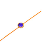Designer kundan Rakhi - Ruby Raang | Grocsy