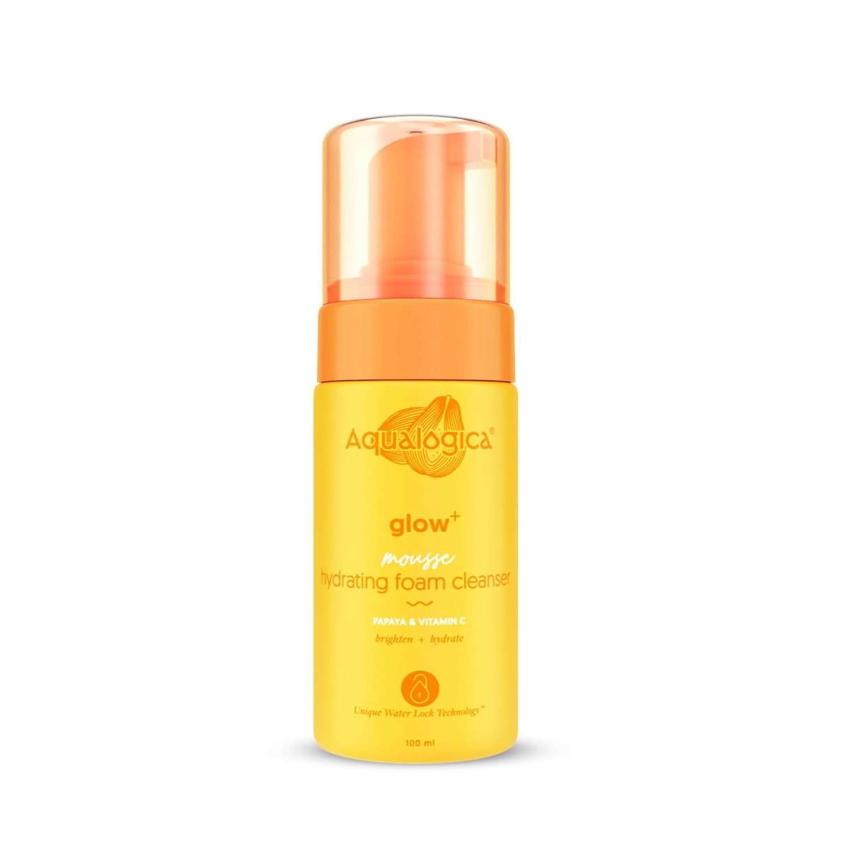 Aqualogica Glow+ Mousse Hydrating Foam Cleanser, Hydrates Skin & Adds Glow - Limited Time Offer | Grocsy