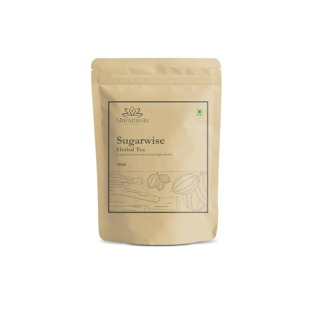 Shivamastu Ayurveda Sugarwise Herbal Tea | Grocsy