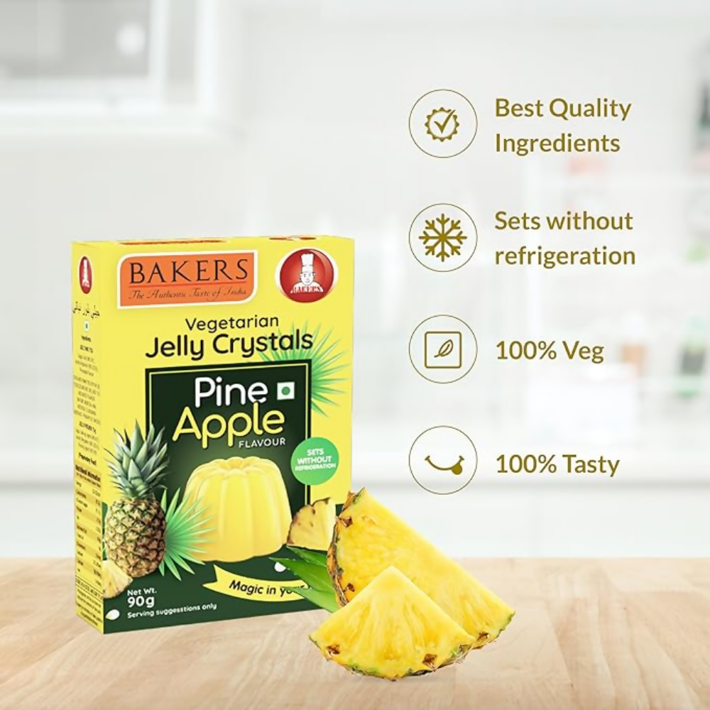 BAKERS Jelly Crystals - Pineapple | Grocsy