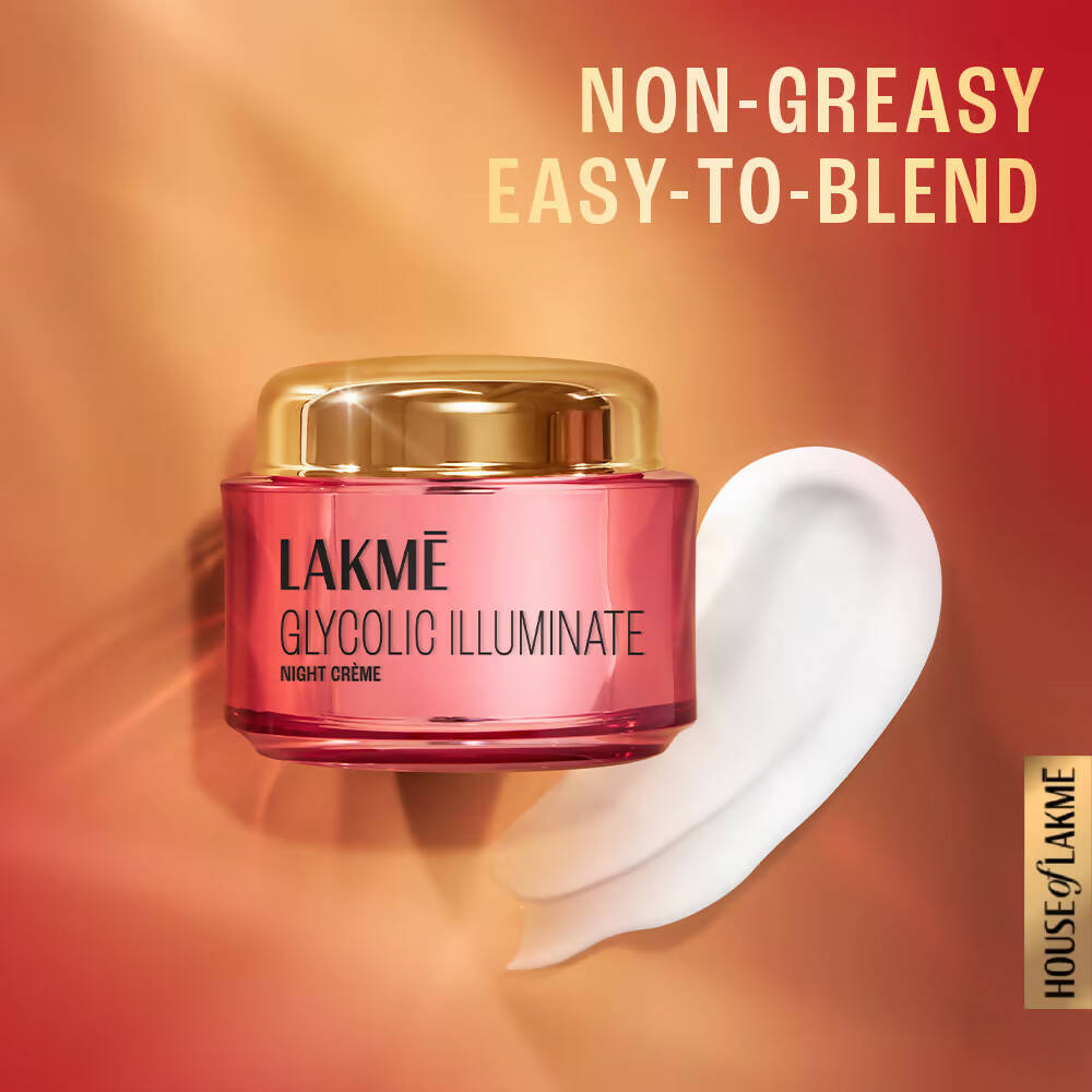 Lakme Glycolic Illuminate Night Creme | Grocsy