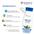 Volamena Collagen & Retinol Body Lotion With Hyluronic Acid & Ceramide | Grocsy