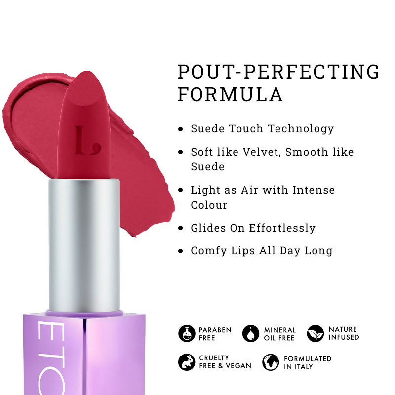LOVETC Pout, Perfect, Etc High-Definition Matte Lipstick - Call The Shots | Grocsy