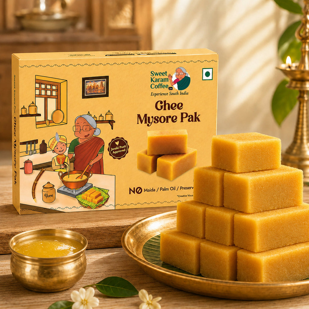 Sweet Karam Coffee Ghee Mysore Pak | Grocsy