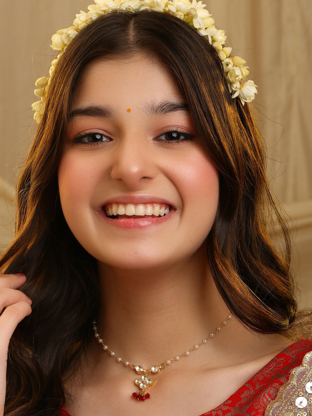 Ruby Raang Royal Neck Piece | Grocsy